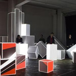 Light Sculpture v3, by Yannick Jacquet, Joanie Lemercier, Olivier Ratsi, Romain Tardy. Mapping festival 2008